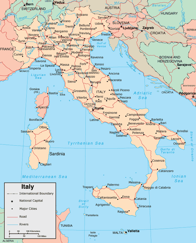 Map Of Italy Maps Of Italy